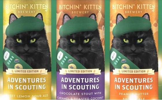 Bitchin’ Kitten Brewery to Release Girl Scout Inspired Beers